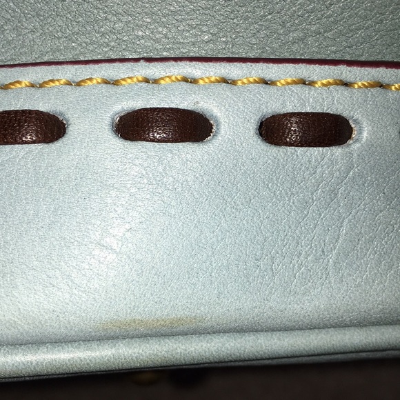 Dooney & Bourke Florentine Drawstring Bag in Pale Blue - Picture 13 of 14